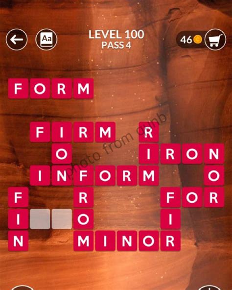 wordscapes 100|Wordscapes Level 100, Pass 4 .